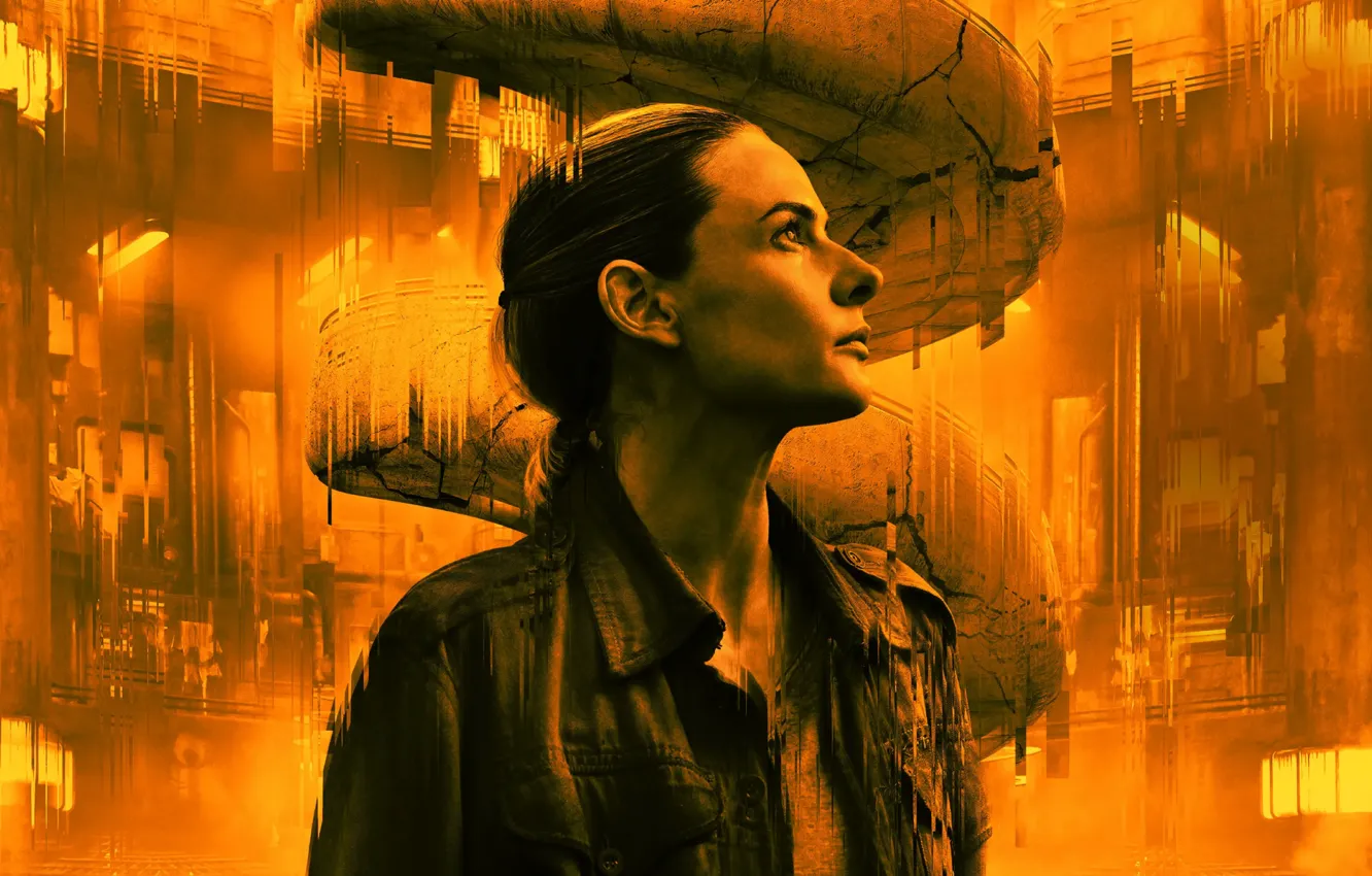 Photo wallpaper girl, shelter, the series, drama, science fiction, dystopia, Rebecca Ferguson, Rebecca Ferguson