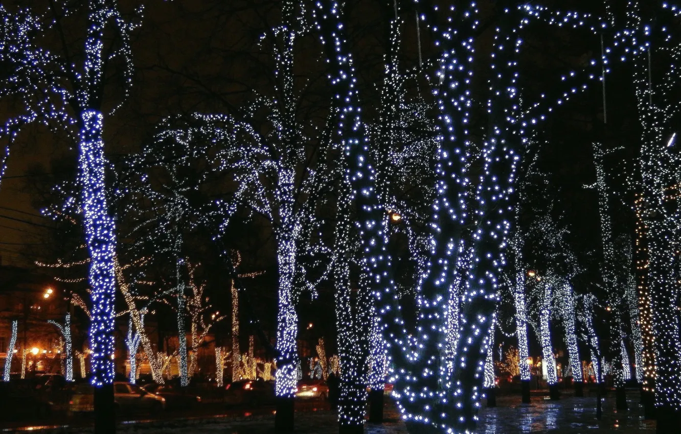 Photo wallpaper the city, background, widescreen, new year, Moscow, wallpaper, widescreen, background