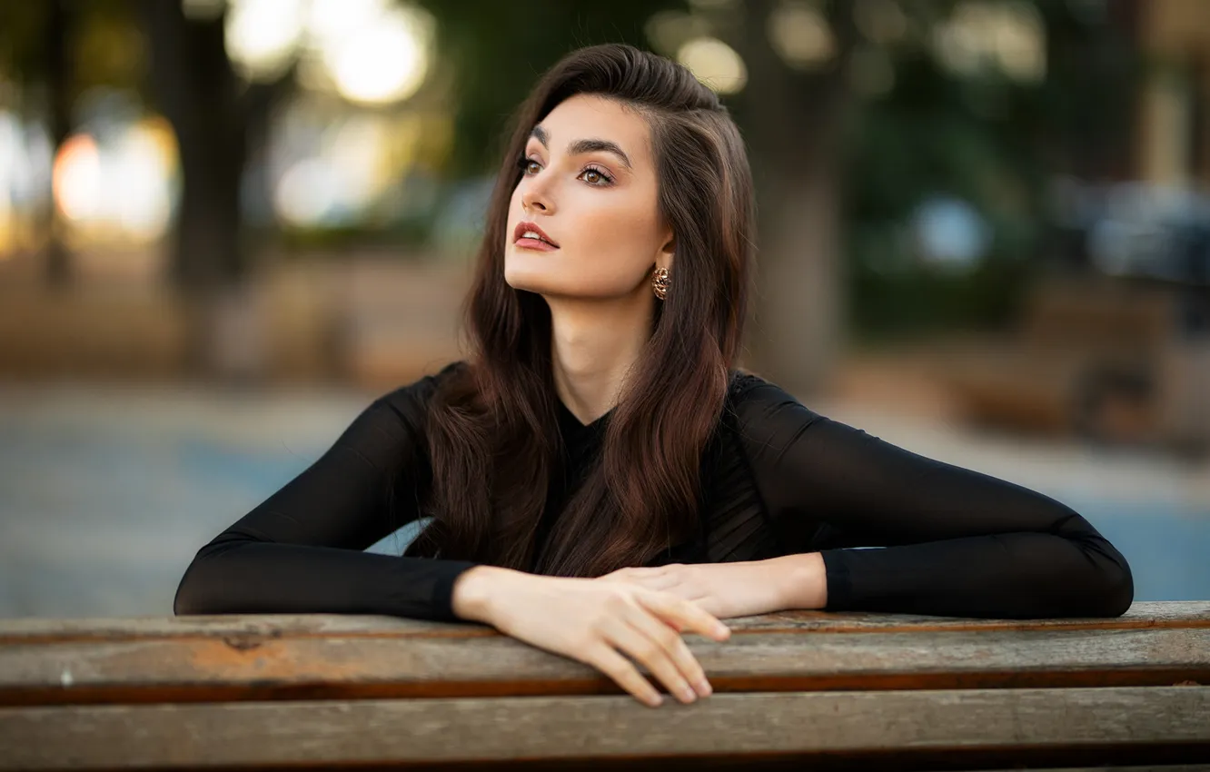 Photo wallpaper girl, face, sexy, Wallpaper, sweetheart, model, bright, portrait