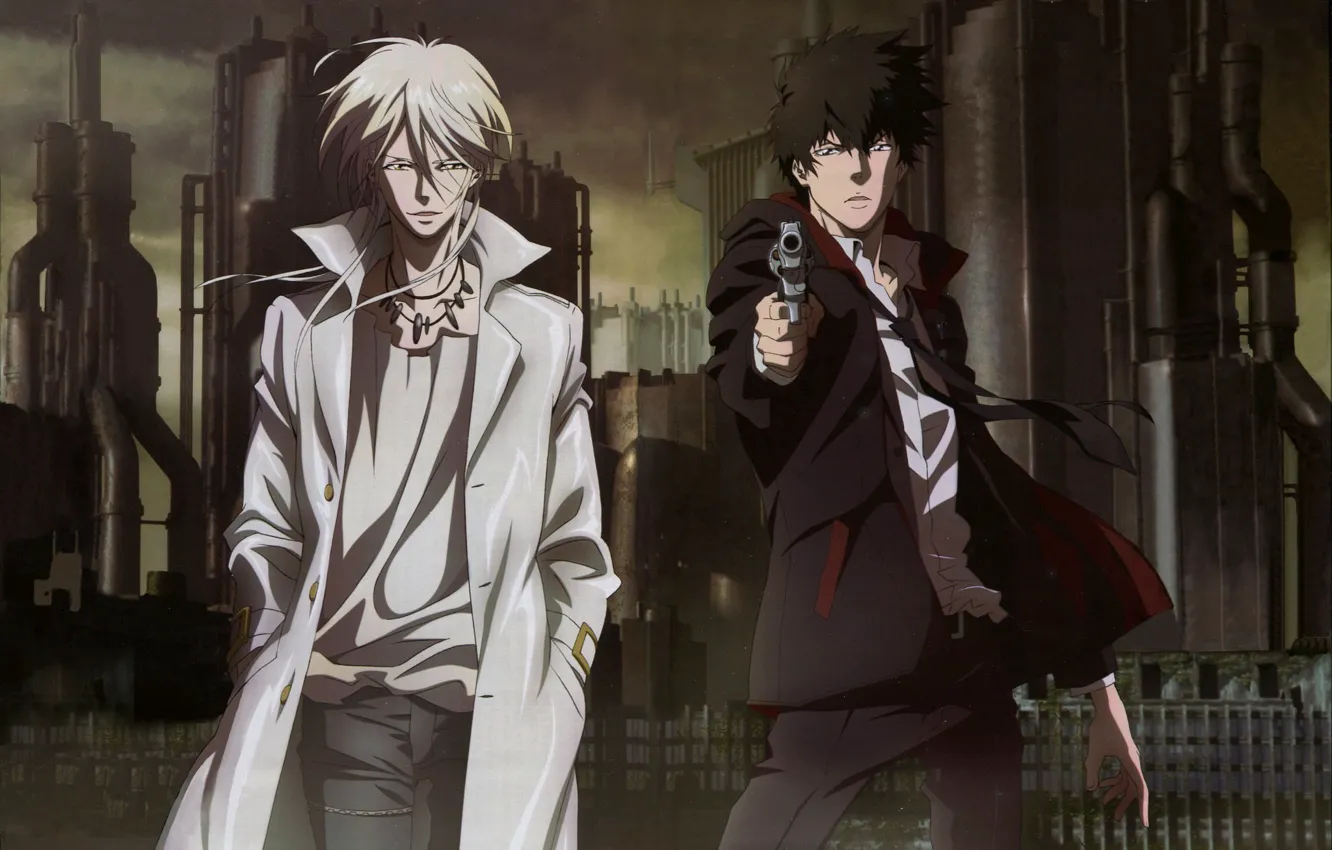 Photo wallpaper Psycho-pass, Kougami, Makishima