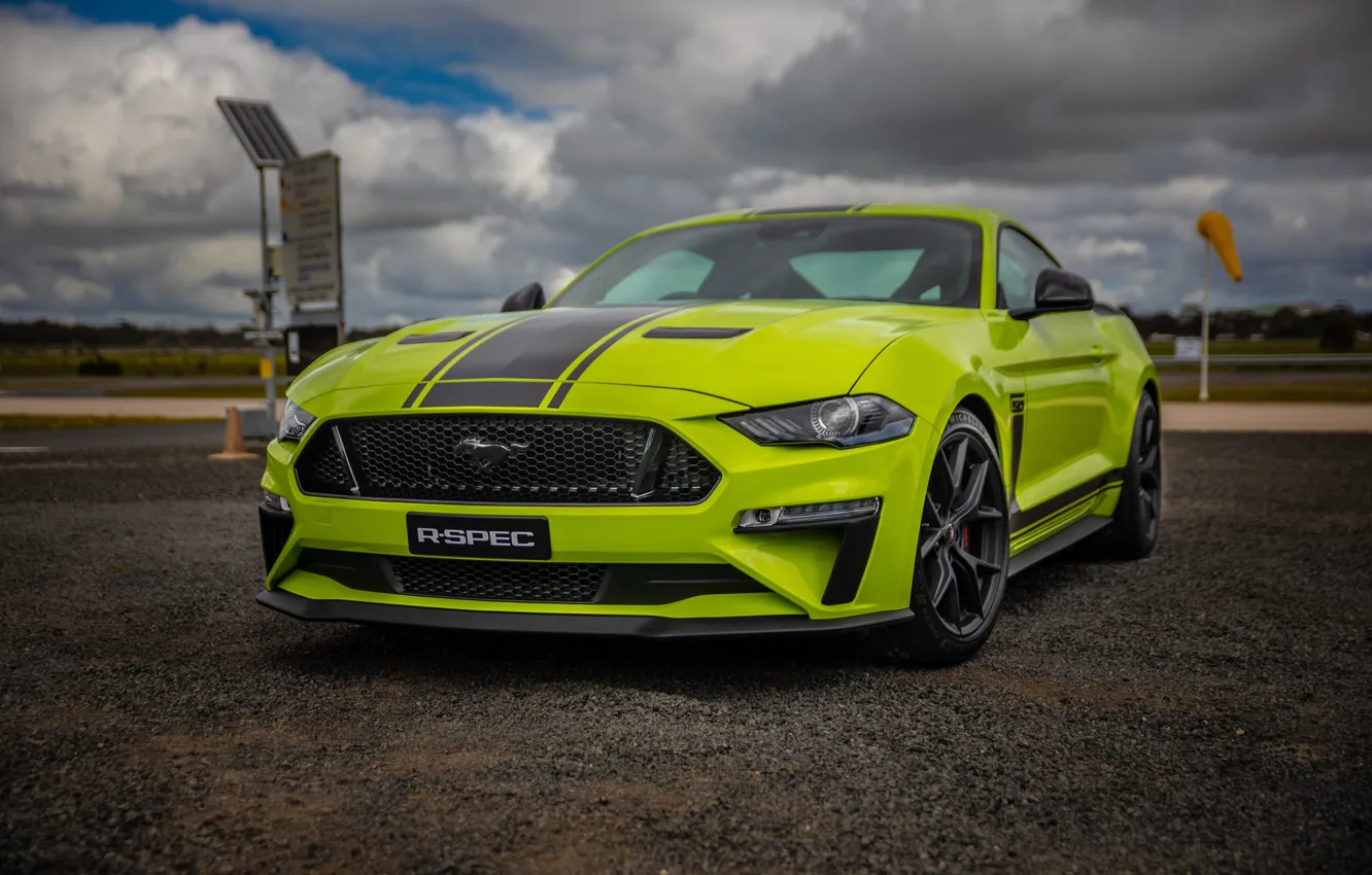 Photo wallpaper Mustang, Ford, AU-Spec, R-Spec, 2019, Australia version