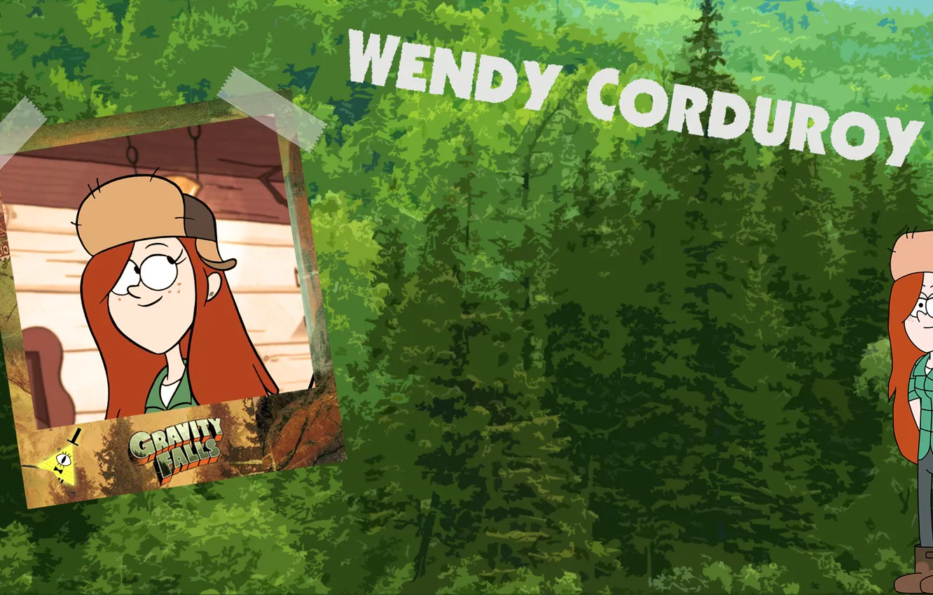 Photo wallpaper Gravity Falls, Wendy Corduroy, Gravity Falls, Wendy Cordroy, Wendy