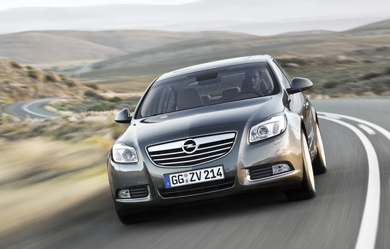 Photo wallpaper Insignia, Opel, road