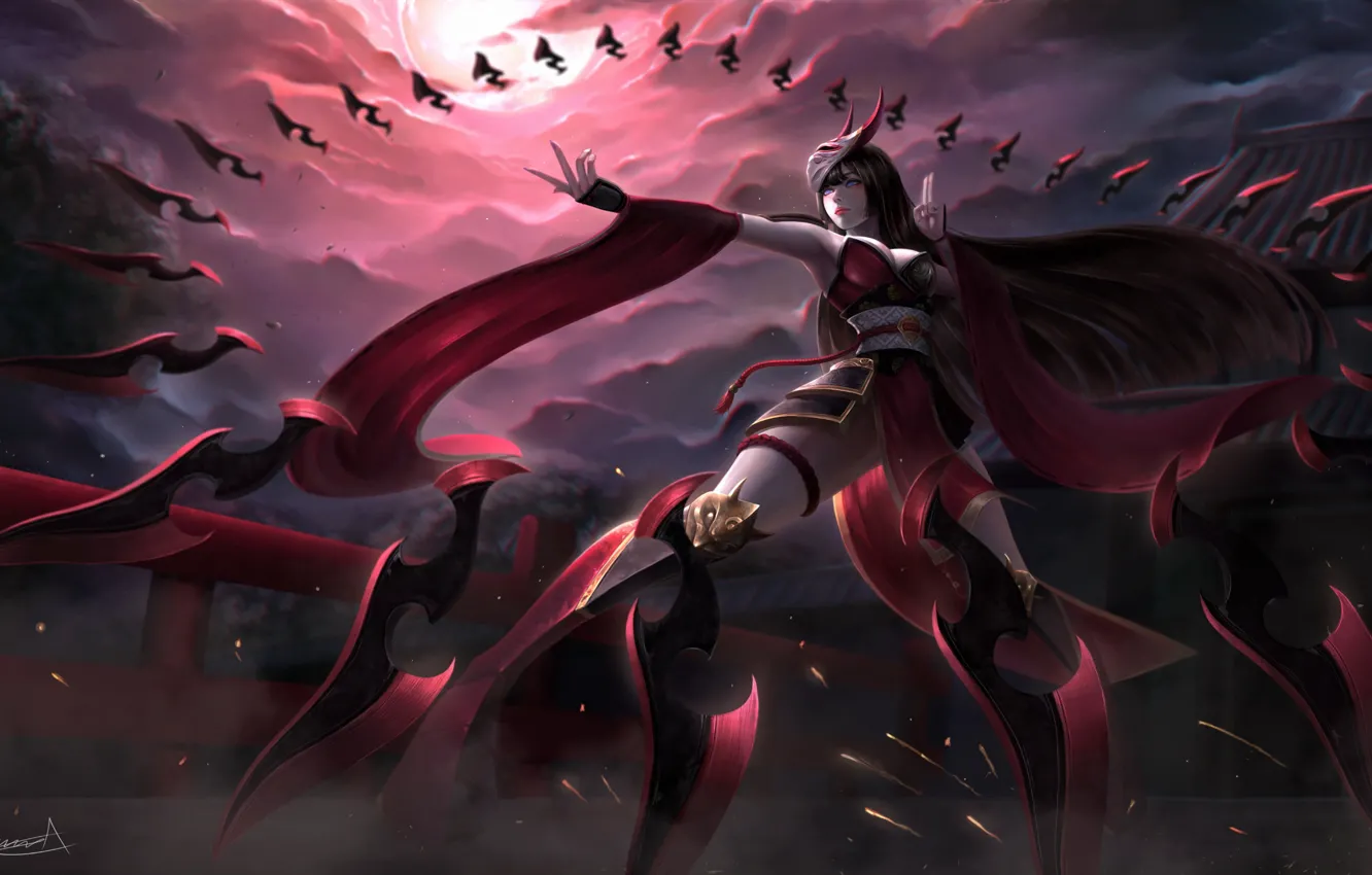 Photo wallpaper the game, game, characters, stand, League of Legends, Irelia, Ireliya, lol