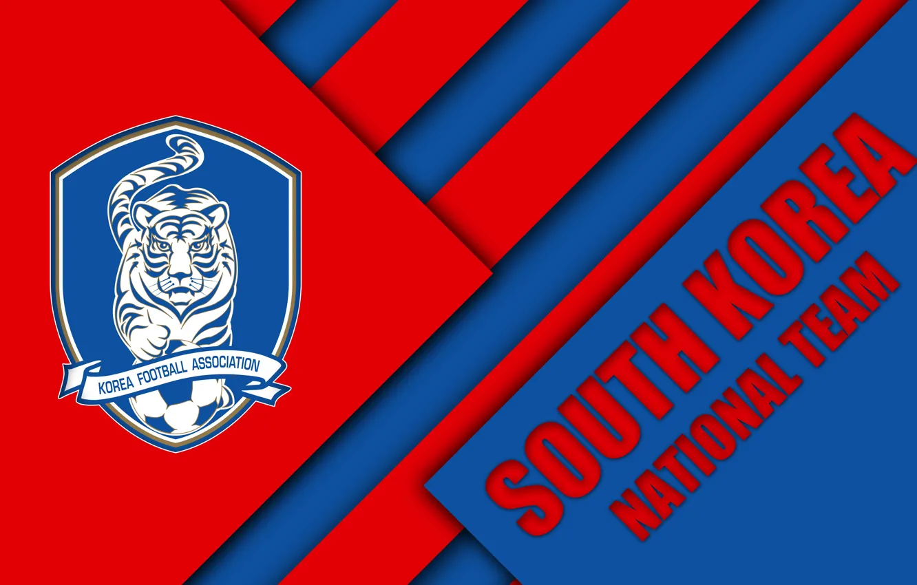 Photo wallpaper Logo, South Korea, Soccer, Korea, Emblem, Korea Republic, South Korea National Football Team