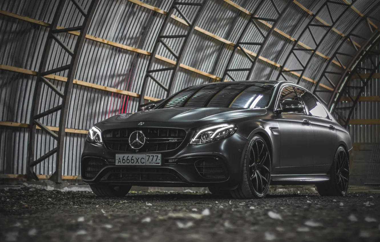 Photo wallpaper hangar, mercedes, Mercedes, e63, AMG, mercedes amg, Mercedes AMG, Ingushetia