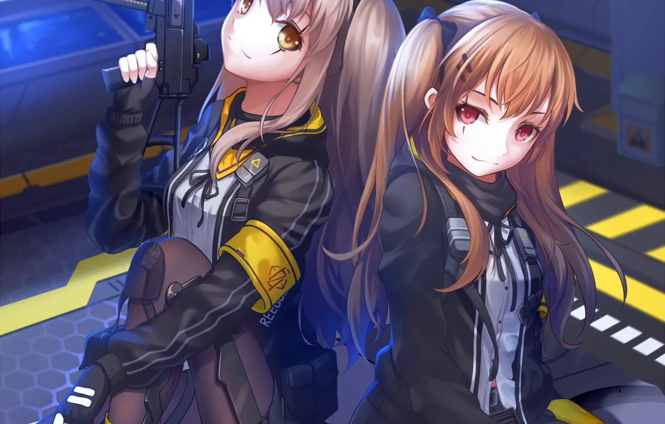 Photo wallpaper girl, sexy, anime, beautiful, pretty, attractive, handsome, UMP45