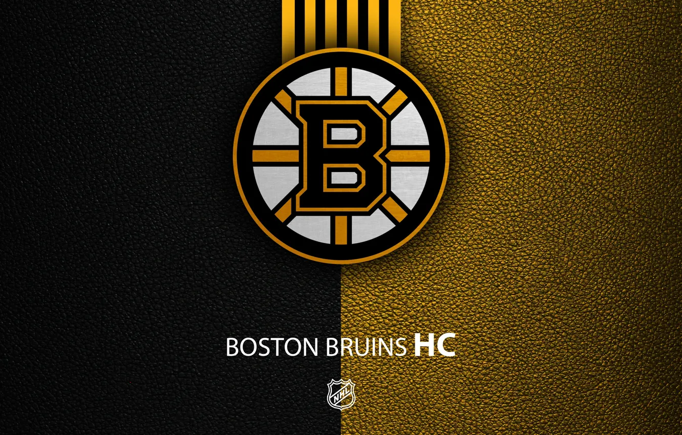 Photo wallpaper wallpaper, sport, logo, NHL, hockey, Boston Bruins