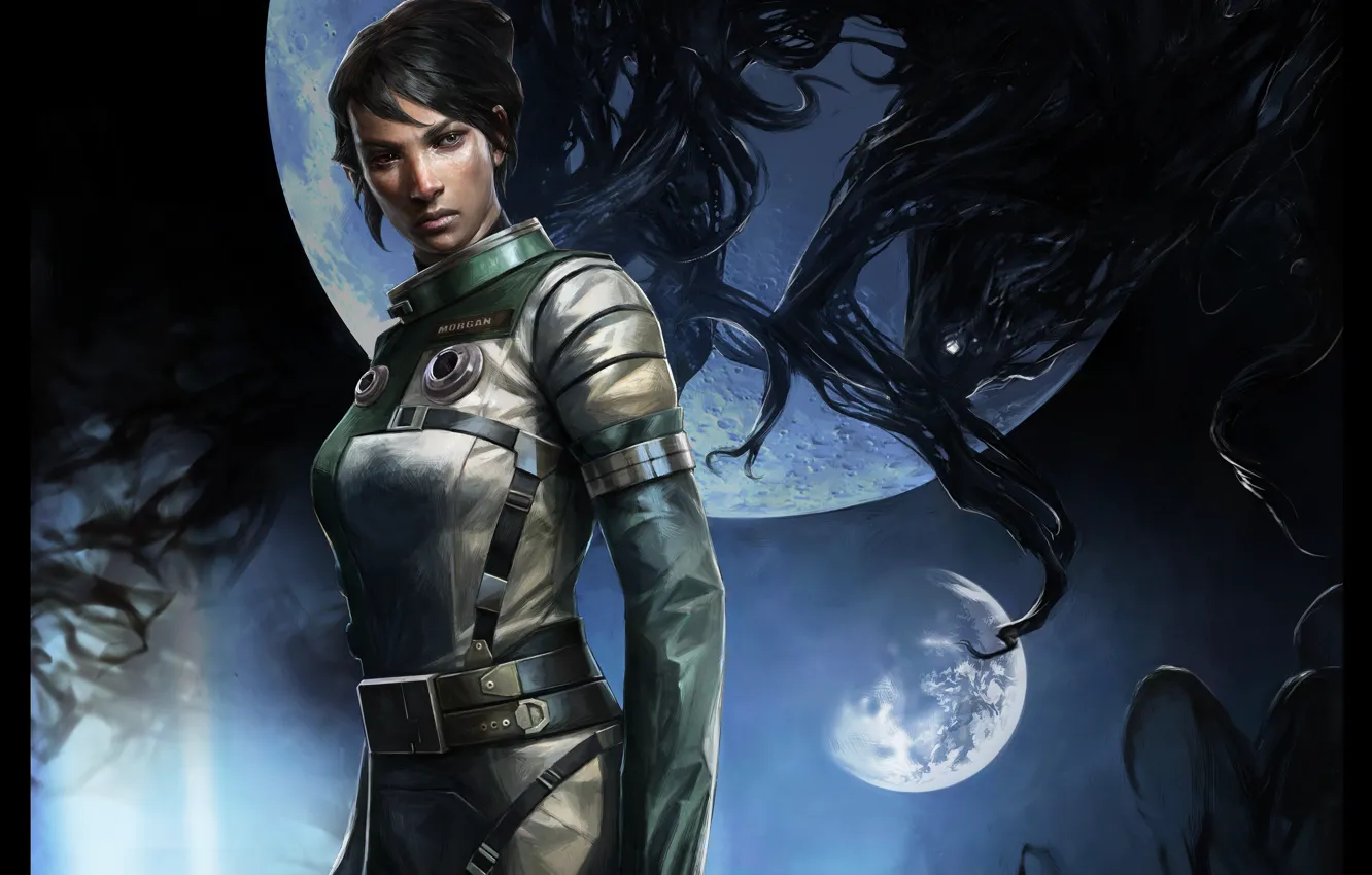 Photo wallpaper game, Bethesda, 2017, Prey, Morgan Yu, Thevideogamegallery.com