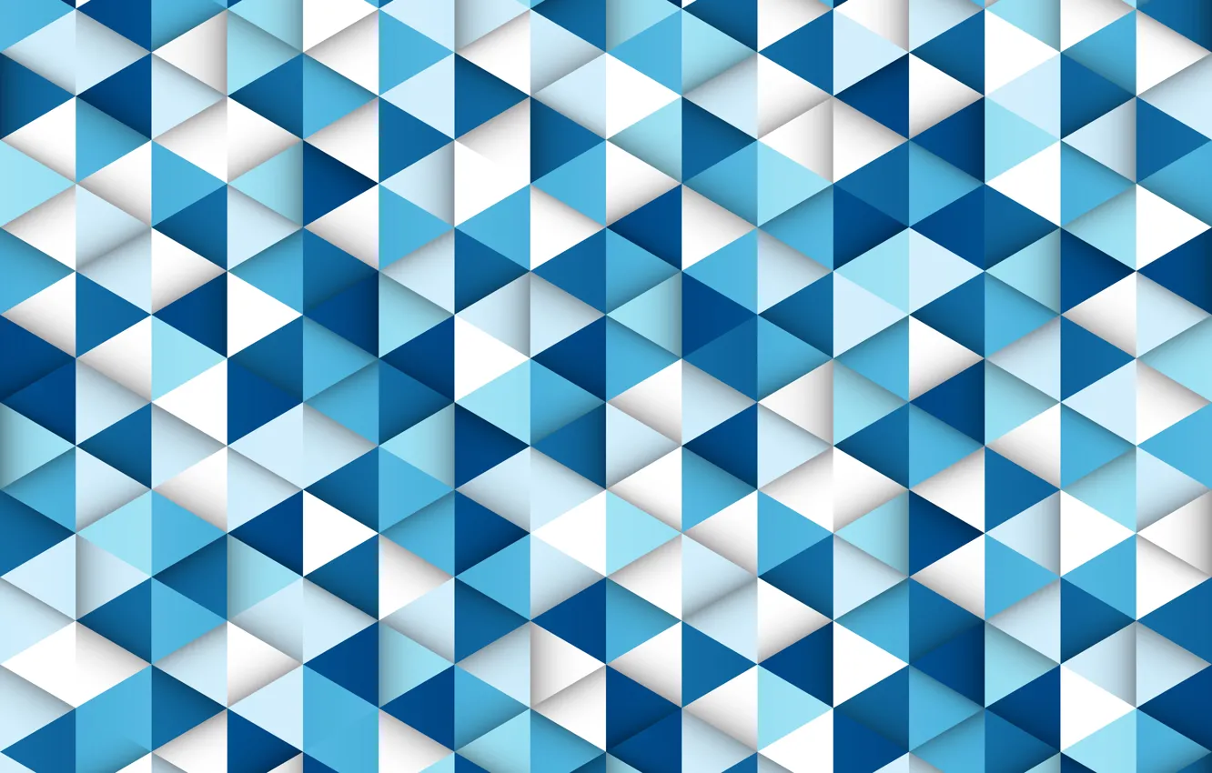 Photo wallpaper blue, gradient, geometry, Abstract, triangle, design, template