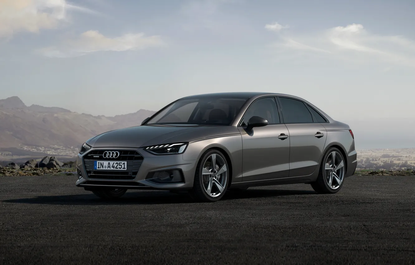 Photo wallpaper Audi, sedan, Audi A4, four-door, 2019