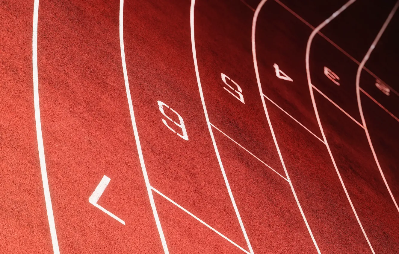 Photo wallpaper sport, track, stadium