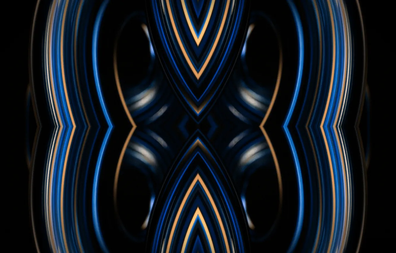 Photo wallpaper gradient, figure, symmetry