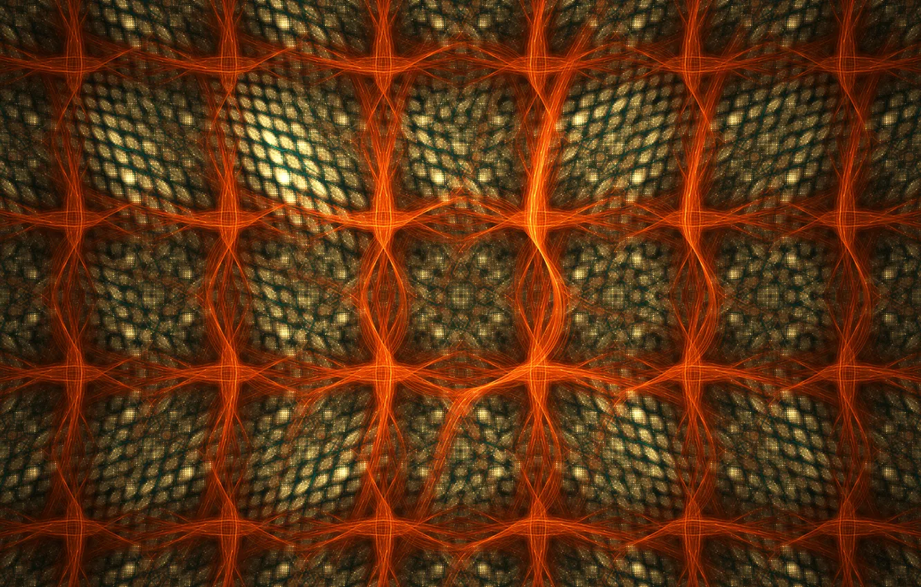 Photo wallpaper pattern, cell, fabric, the volume, thread