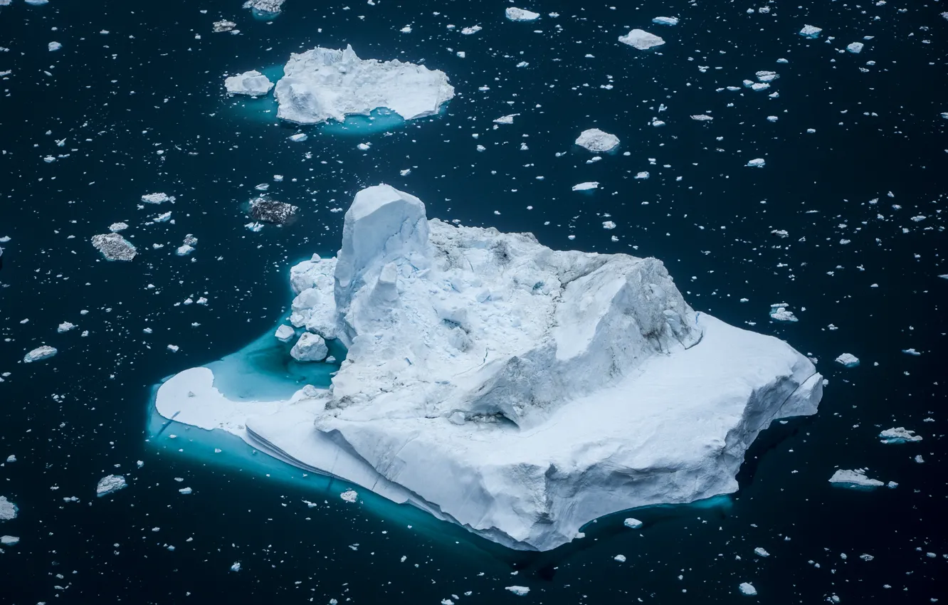 Photo wallpaper cold, ice, sea, iceberg