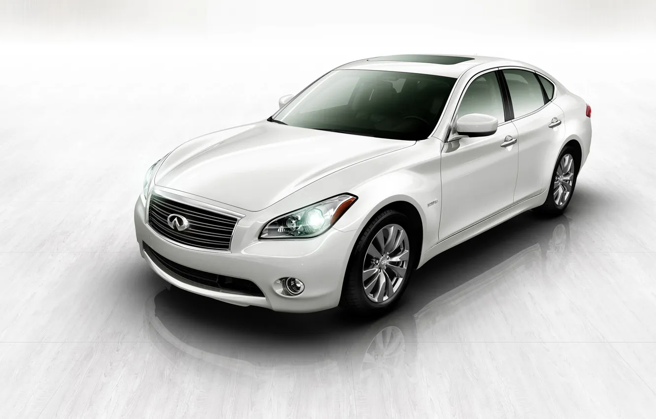 Photo wallpaper white, cars, Infiniti, cars, infiniti, Hybrid, hybrid, auto wallpapers