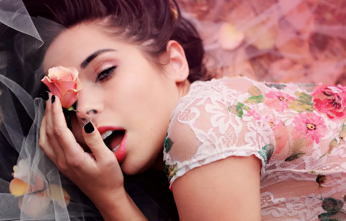 Photo wallpaper pose, model, Rachel Dashae