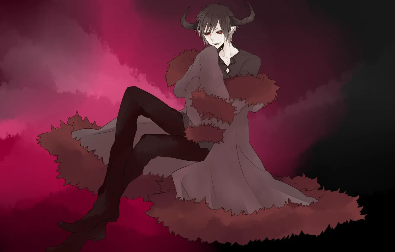 Photo wallpaper the demon, art, guy, Of izaya, Durarara!!, Of Izaya Orihara