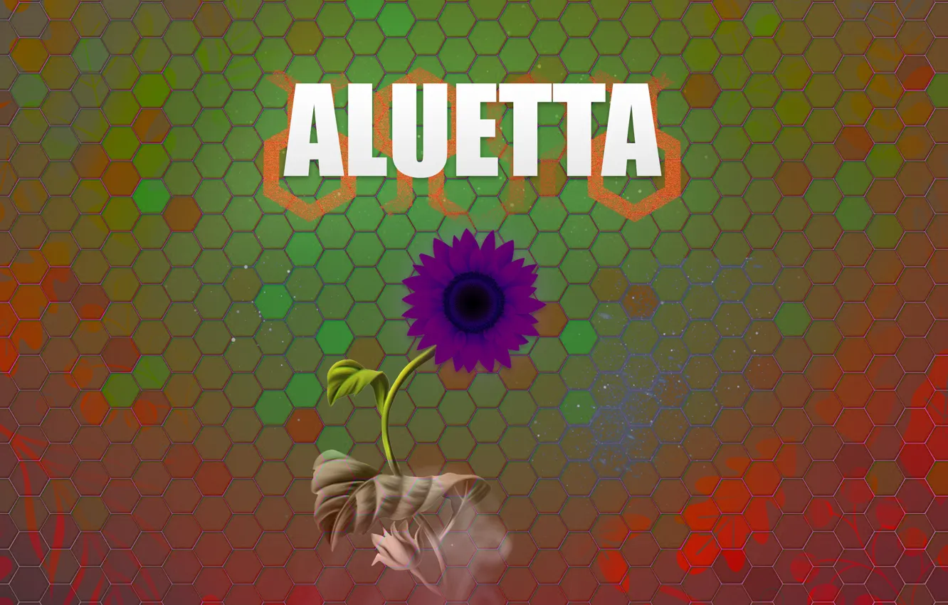 Photo wallpaper purple, sunflowers, flowers, green, smoke, Ukraine