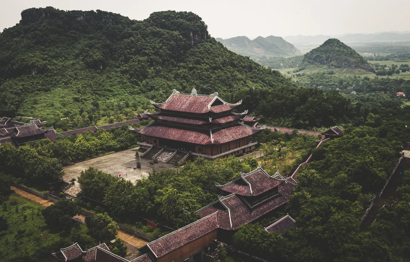 Photo wallpaper forest, landscape, mountains, nature, Vietnam, Palace