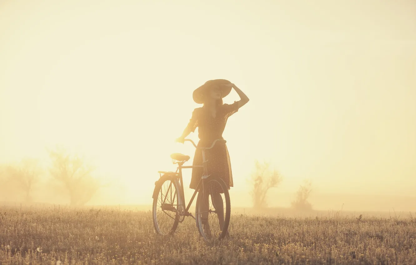 Photo wallpaper girl, the sun, nature, background, mood, widescreen, Wallpaper, plant