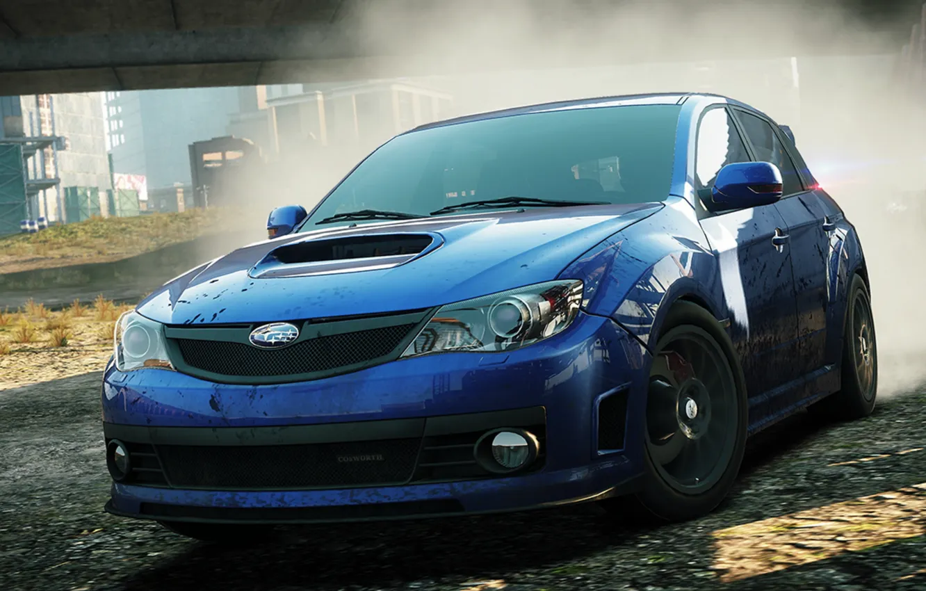 Photo wallpaper car, Subaru, Impreza, Need For Speed Most Wanted, Need for Speed, cars, nfs, most wanted