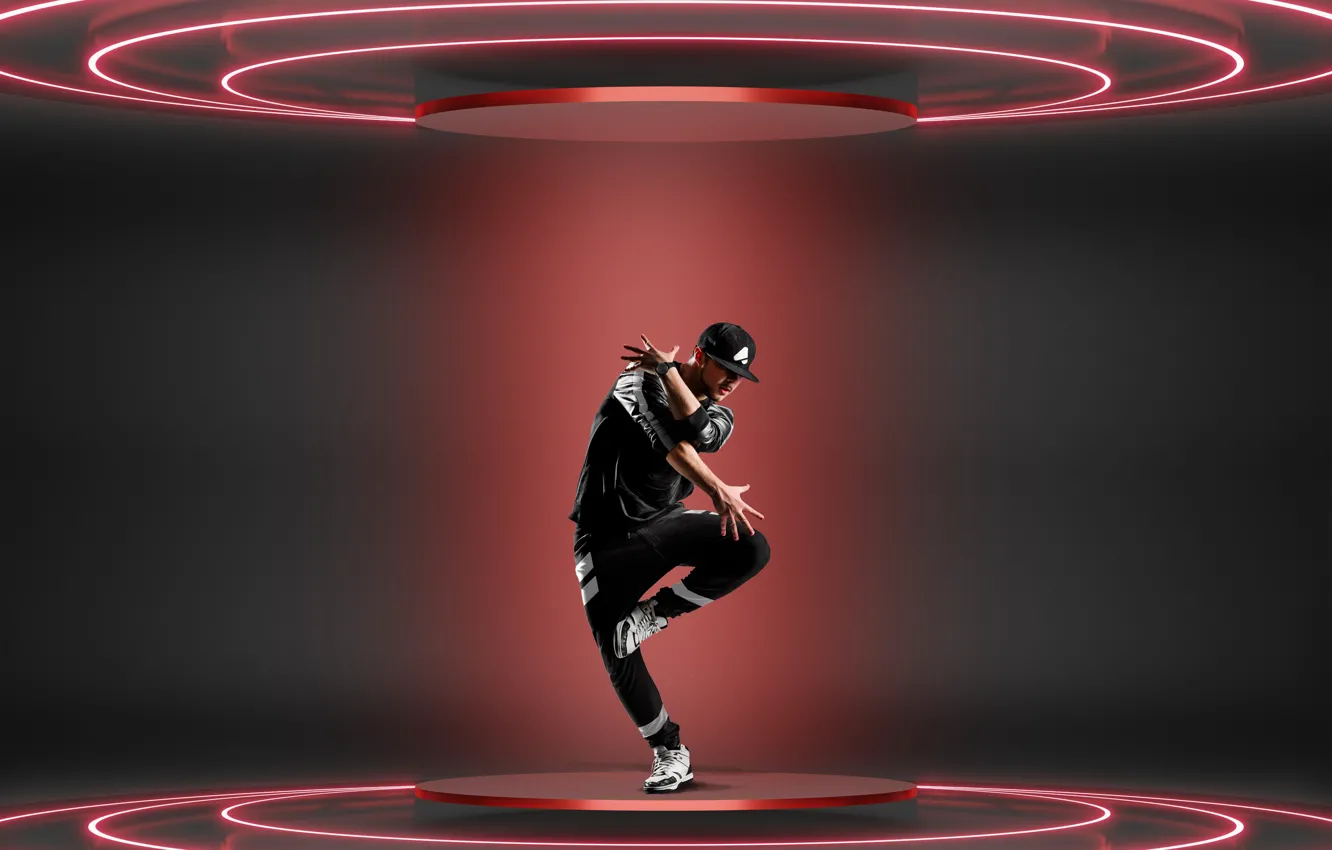 Photo wallpaper man, dancer, dancing, Hip Hop