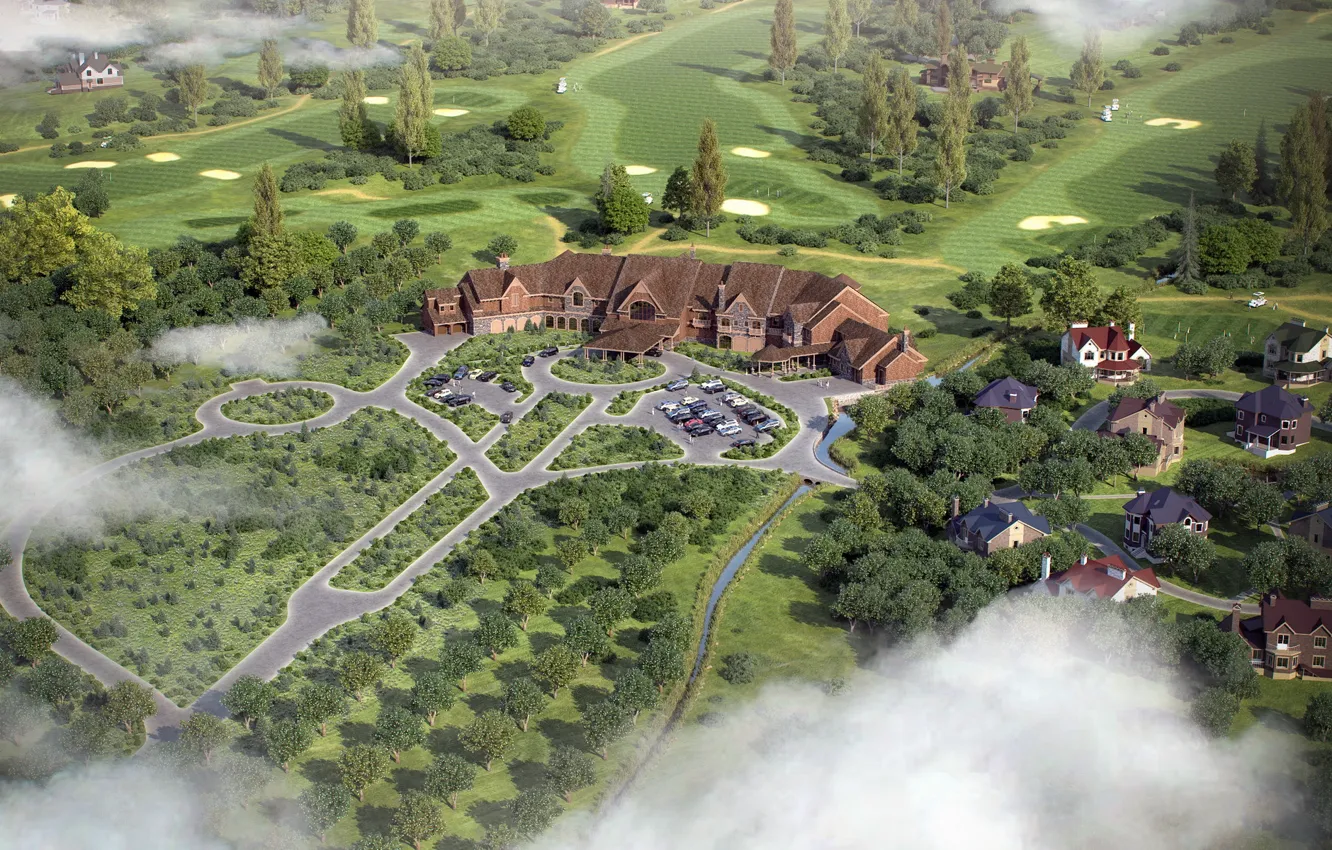 Photo wallpaper landscape, nature, design, photo, landscape, 3D Graphics