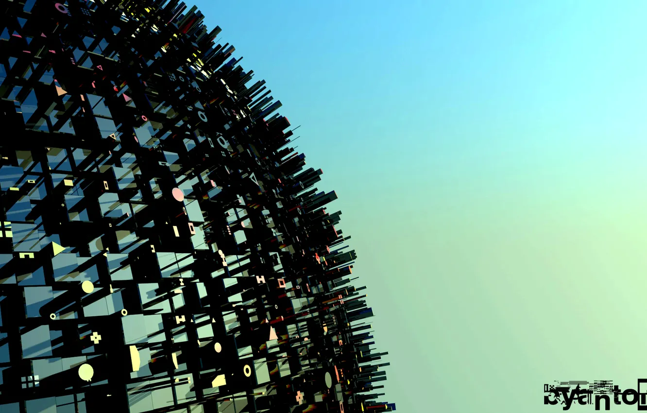 Photo wallpaper space, rendering, planet, minimalism, ByAntony