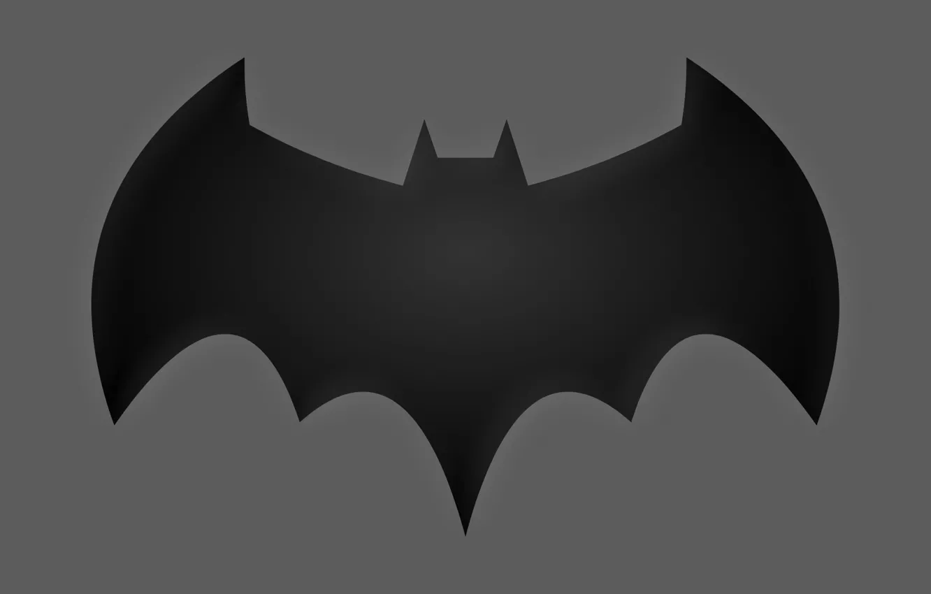 Photo wallpaper logo, Batman, games, symbol, Telltale