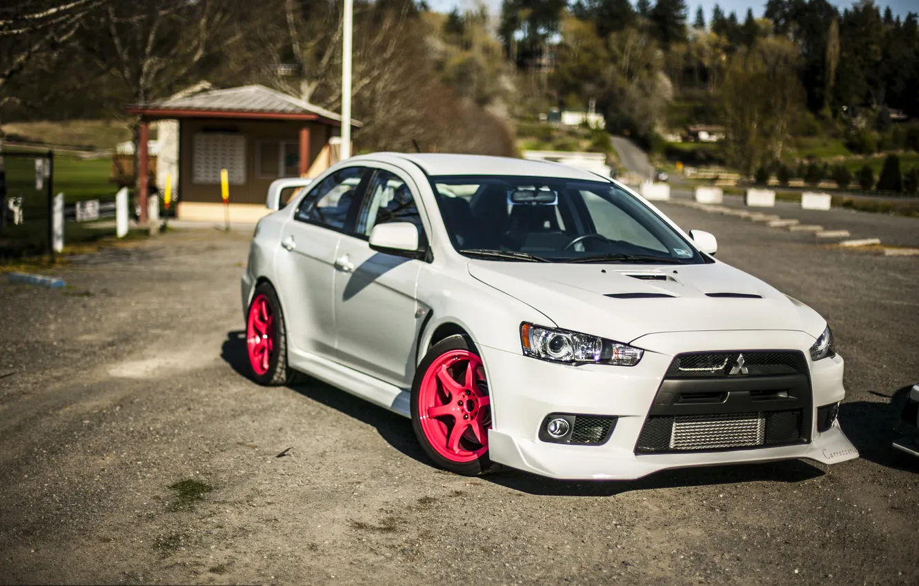 Photo wallpaper Mitsubishi, Lancer, Evolution, Lancer, Mitsubishi, Evolution