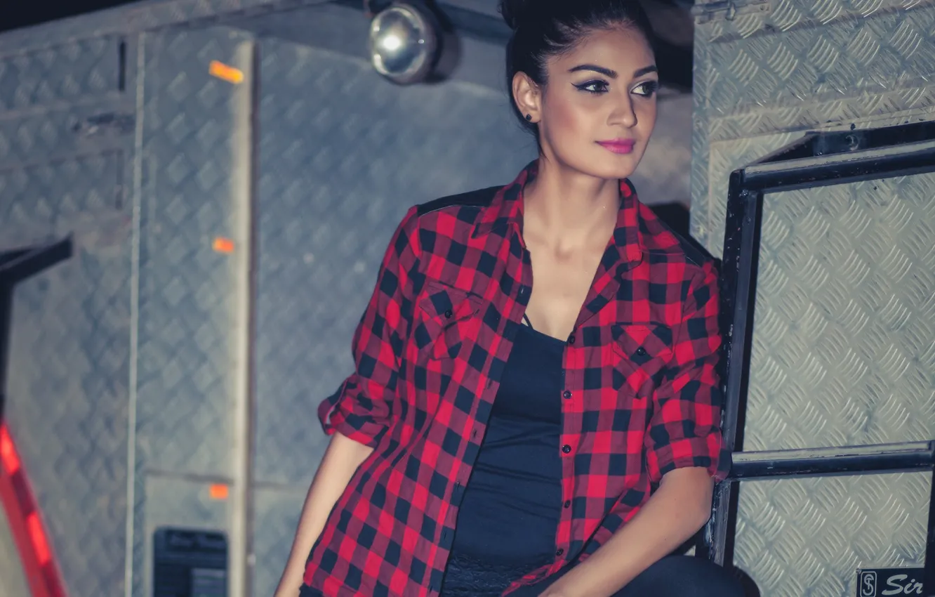 Photo wallpaper girl, hot, sexy, eyes, smile, beautiful, figure, model