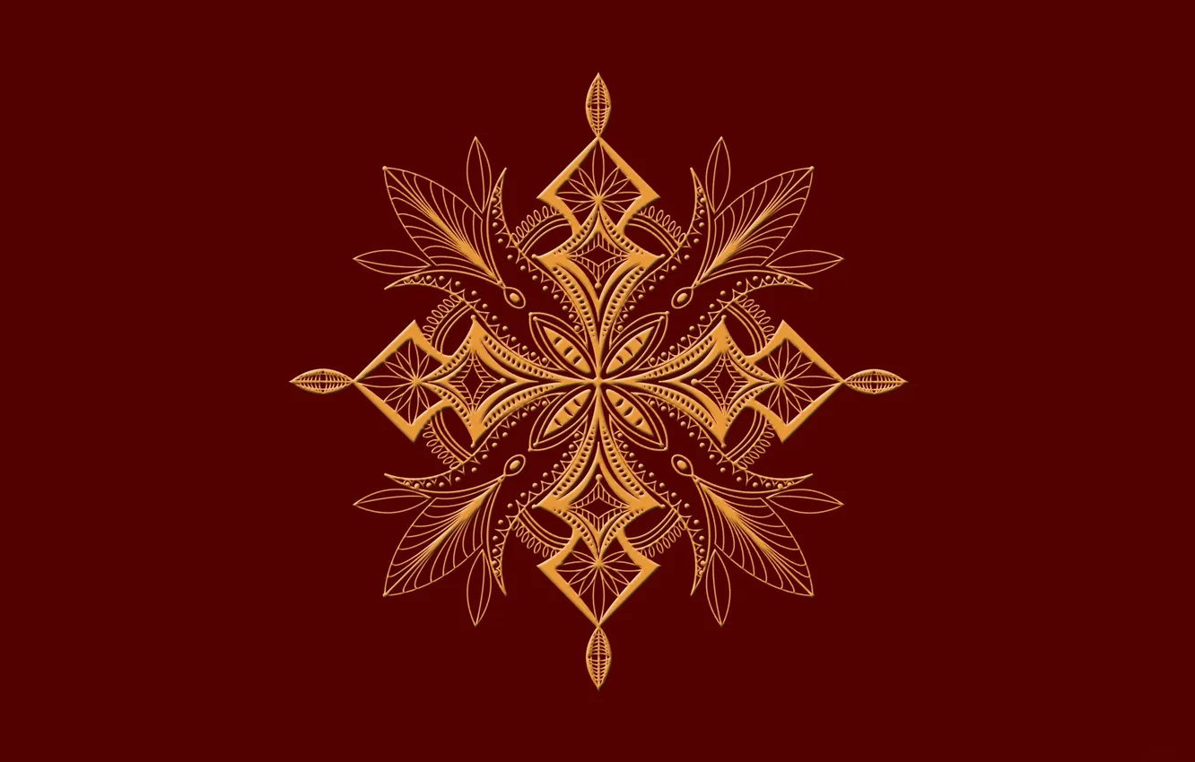 Photo wallpaper brown background, pattern, fractal