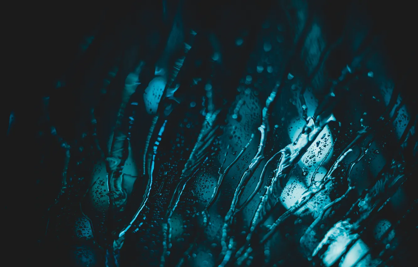 Photo wallpaper glass, rain, window, weather