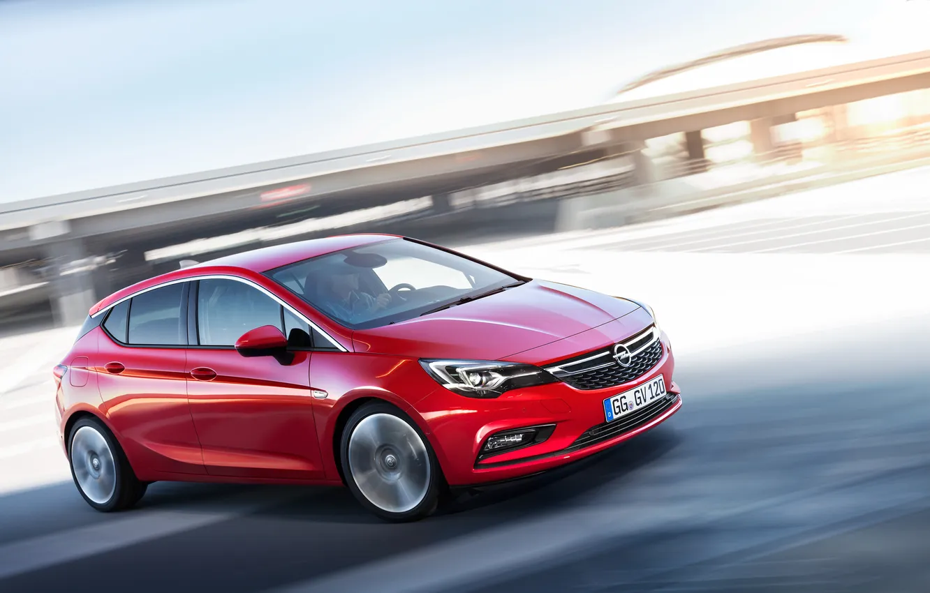 Photo wallpaper Opel, Opel, Astra, asters, 2015