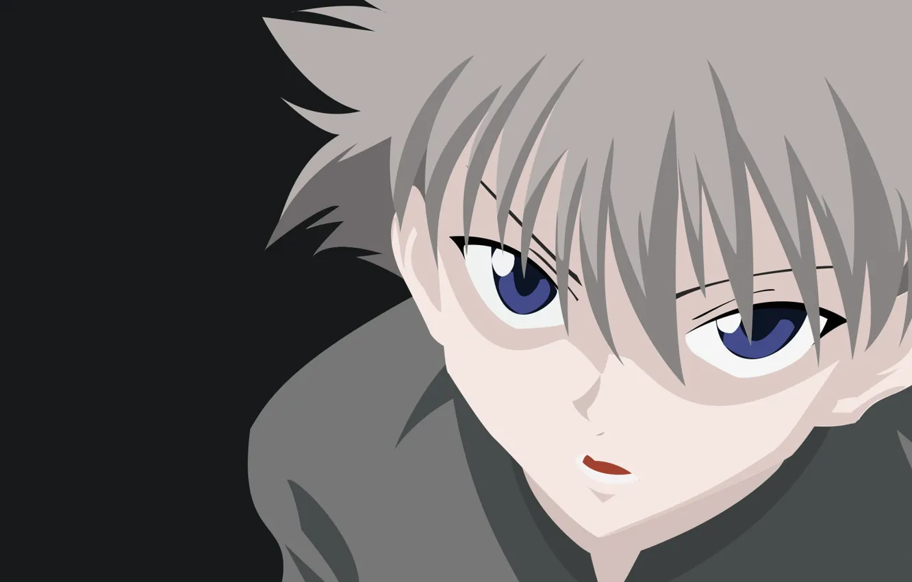 Photo wallpaper look, background, Hunter x Hunter, Killua, Hunter x Hunter