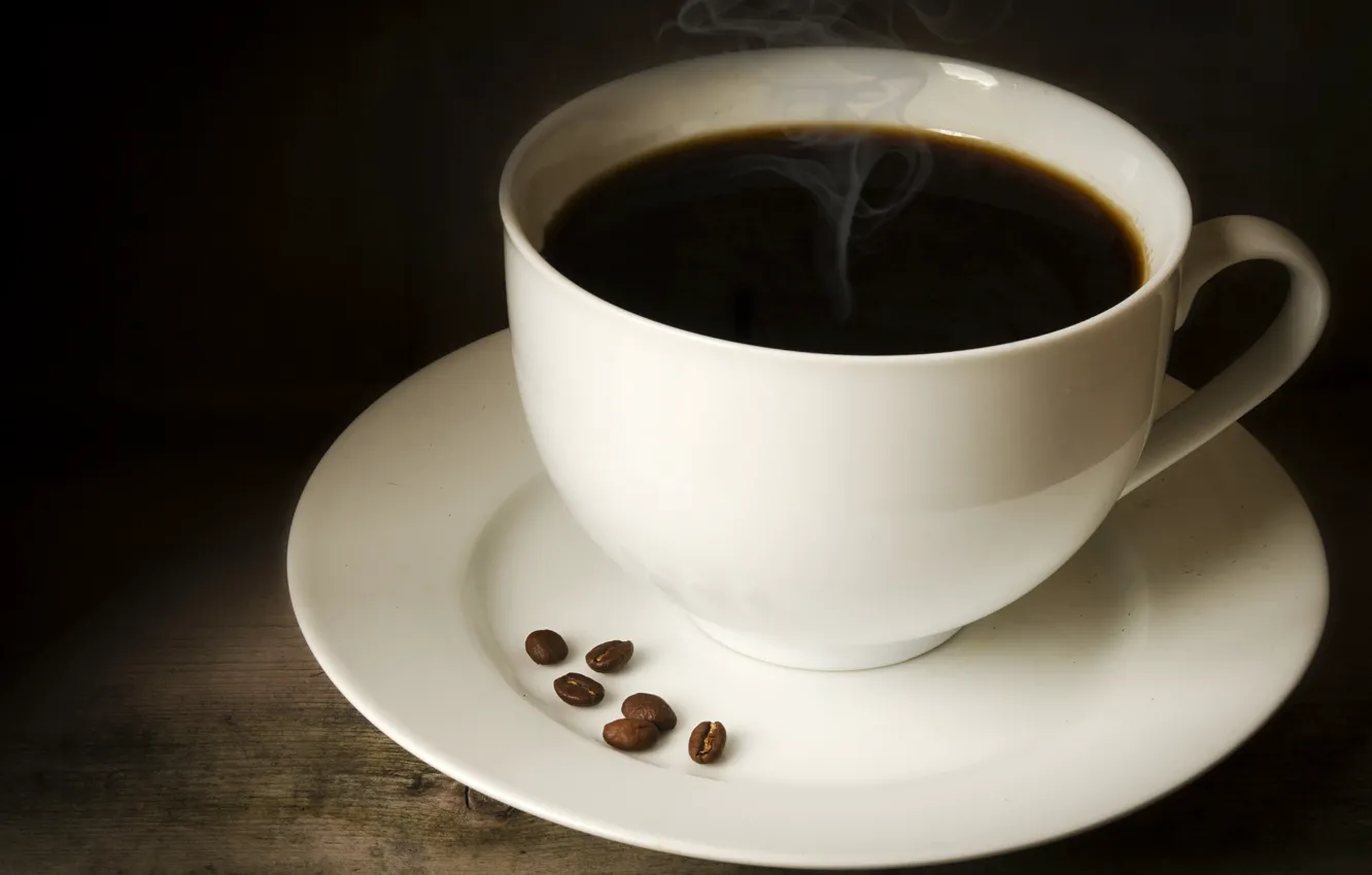 Photo wallpaper coffee, grain, Cup, drink