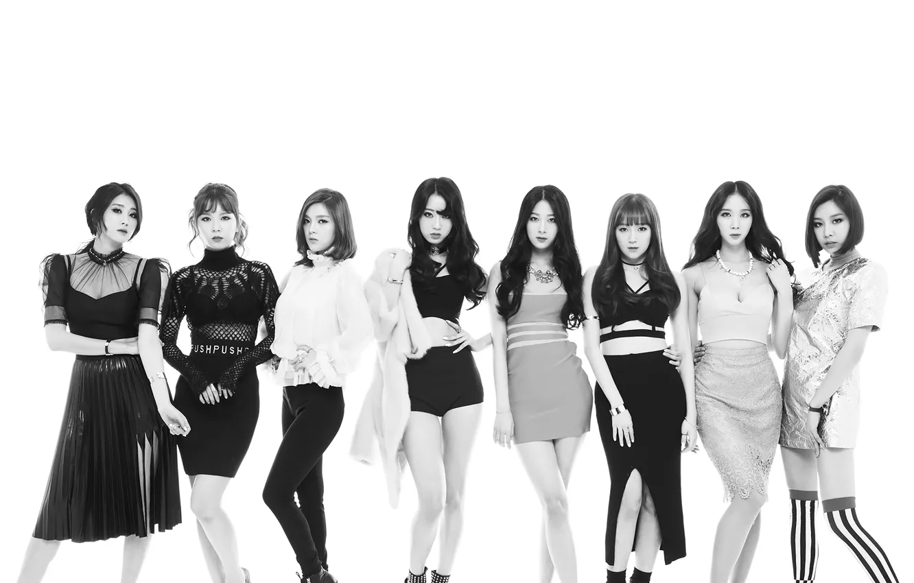 Photo wallpaper girls, Nine, Kpop