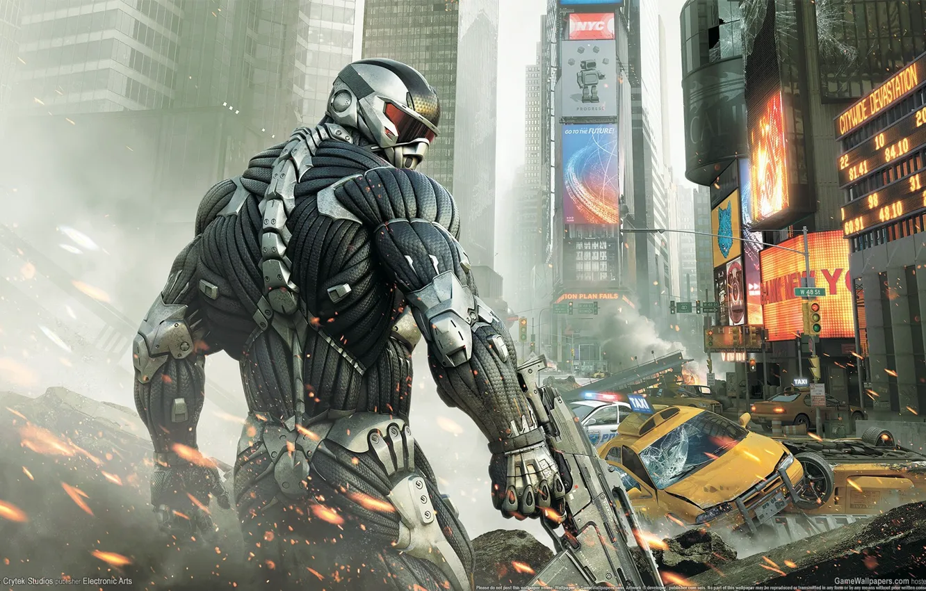 Photo wallpaper the city, Crysis 2, Crisis, Crytek