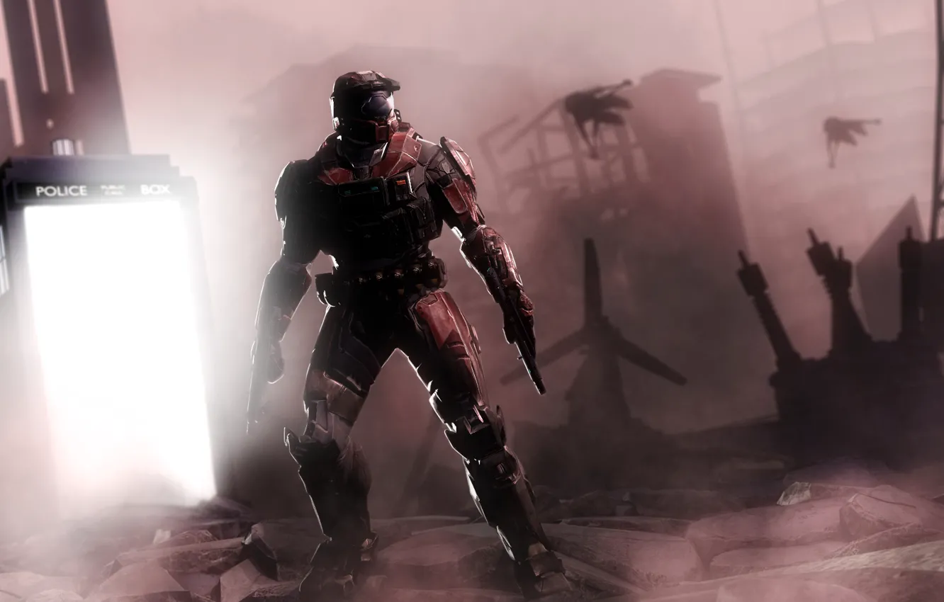 Photo wallpaper Bungie, Spartan, Halo: Reach, MJOLNIR Powered Assault Armor