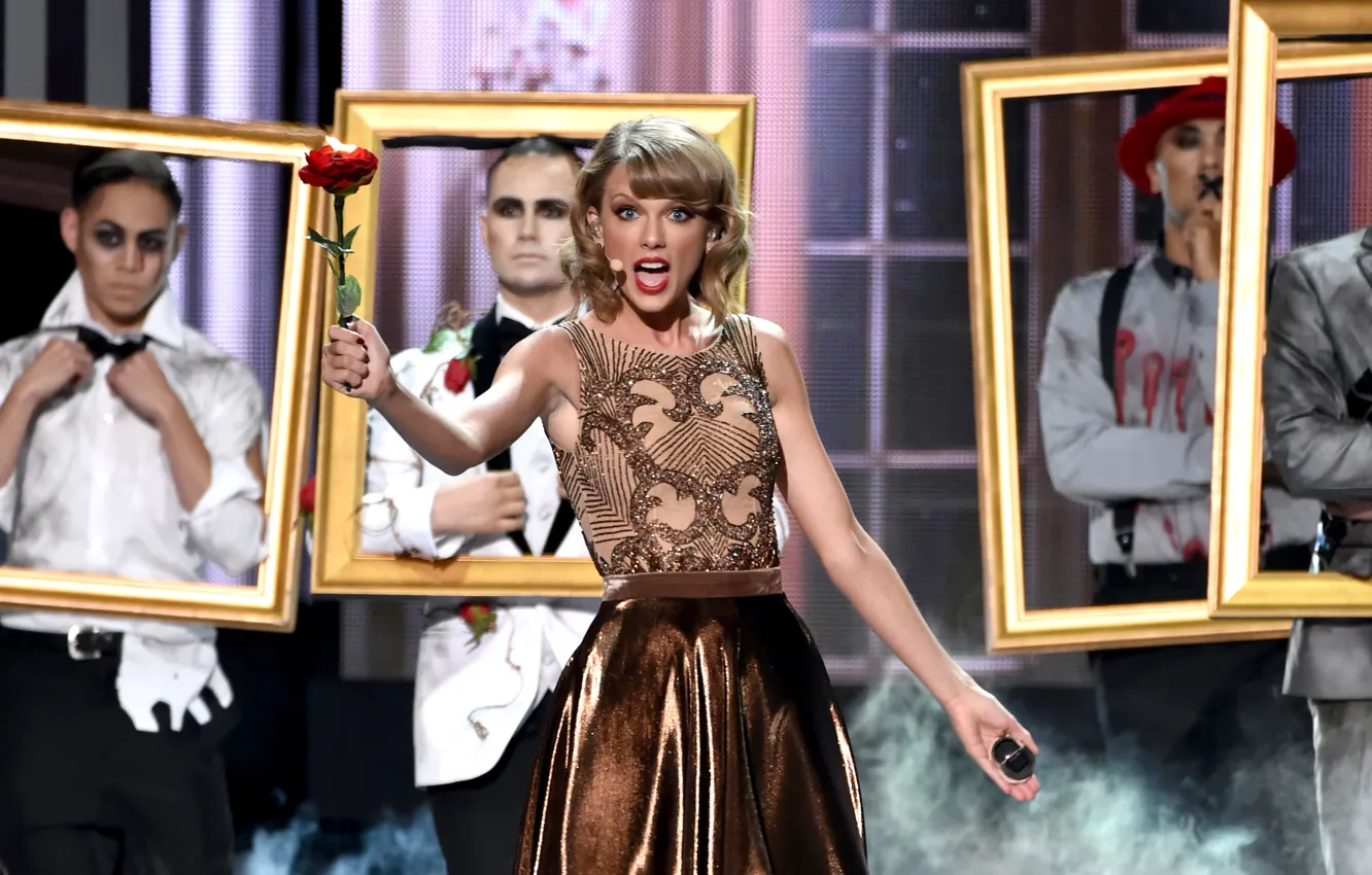 Photo wallpaper Taylor Swift, speech, American Music Awards 2014