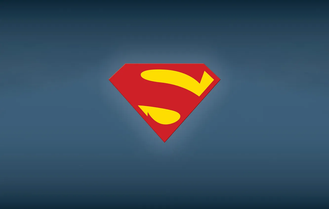 Photo wallpaper logo, DC Comics, Absolute Superman