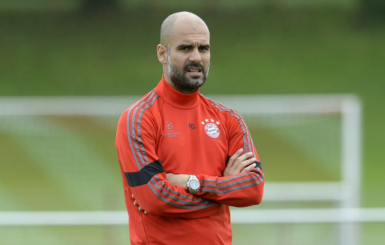 Photo wallpaper football, football, FC Bayern Munich, Pep Guardiola