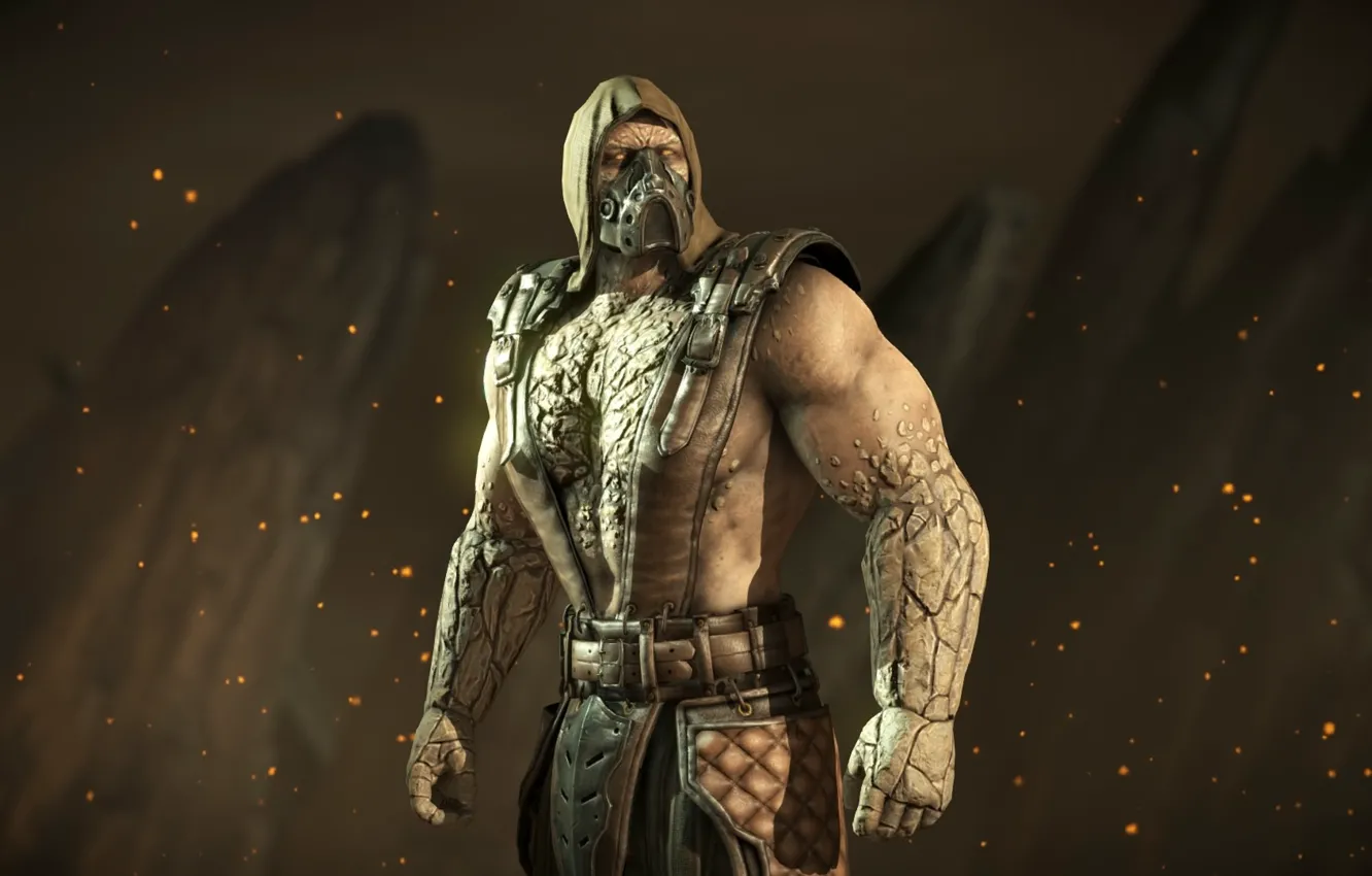 Photo wallpaper mask, fighter, ninja, Tremor, Mortal Kombat X