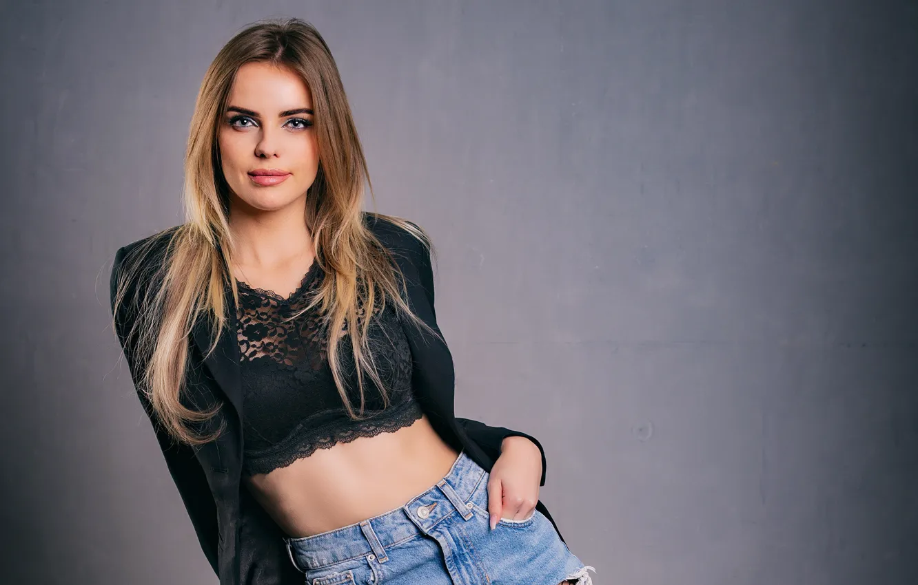 Photo wallpaper look, hair, top, jacket, Fifty