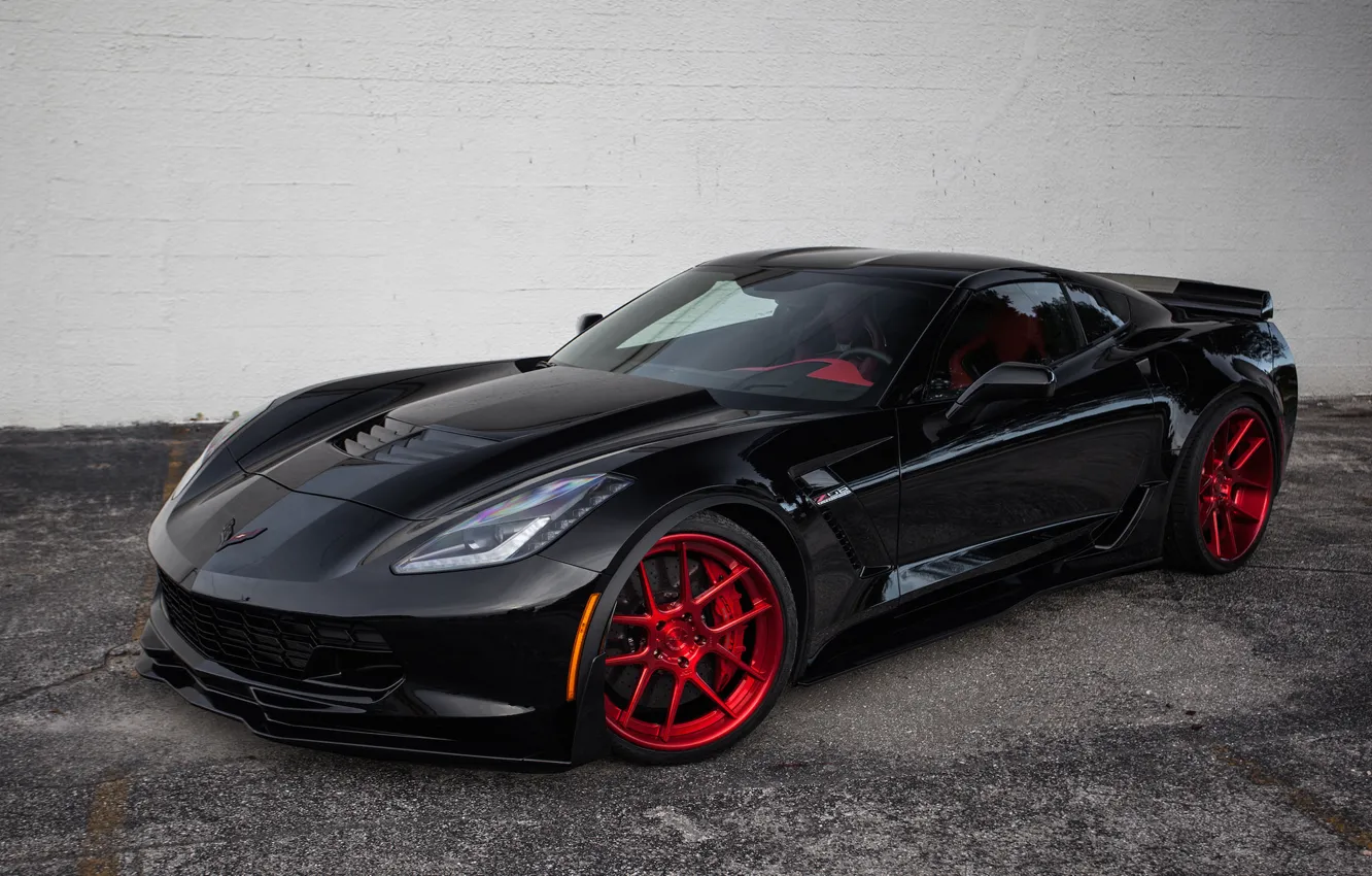 Photo wallpaper Corvette, Chevrolet, Concave, Z07, ADV5.0 Deep