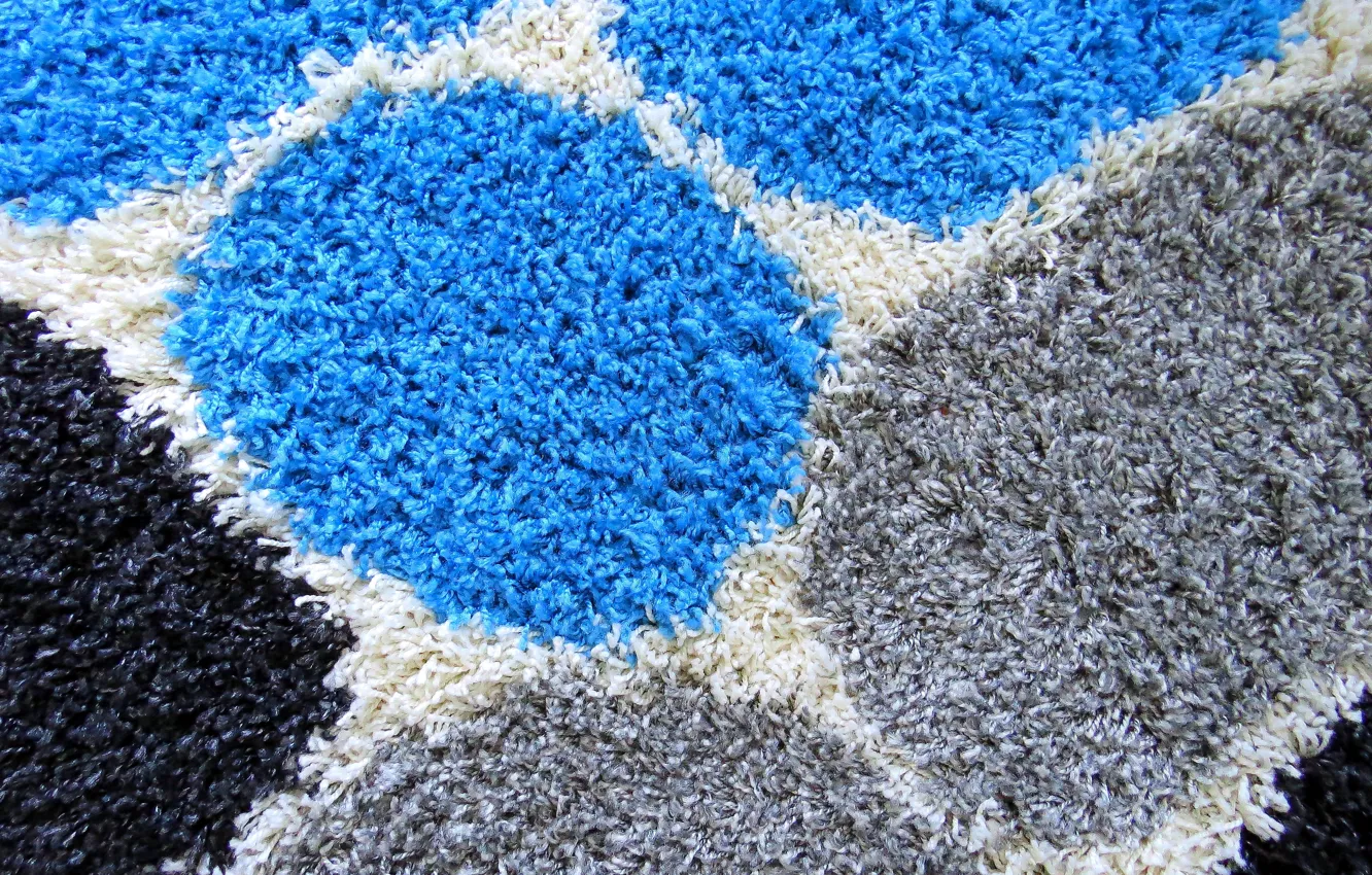 Photo wallpaper white, circles, blue, grey, black, wool, sphere