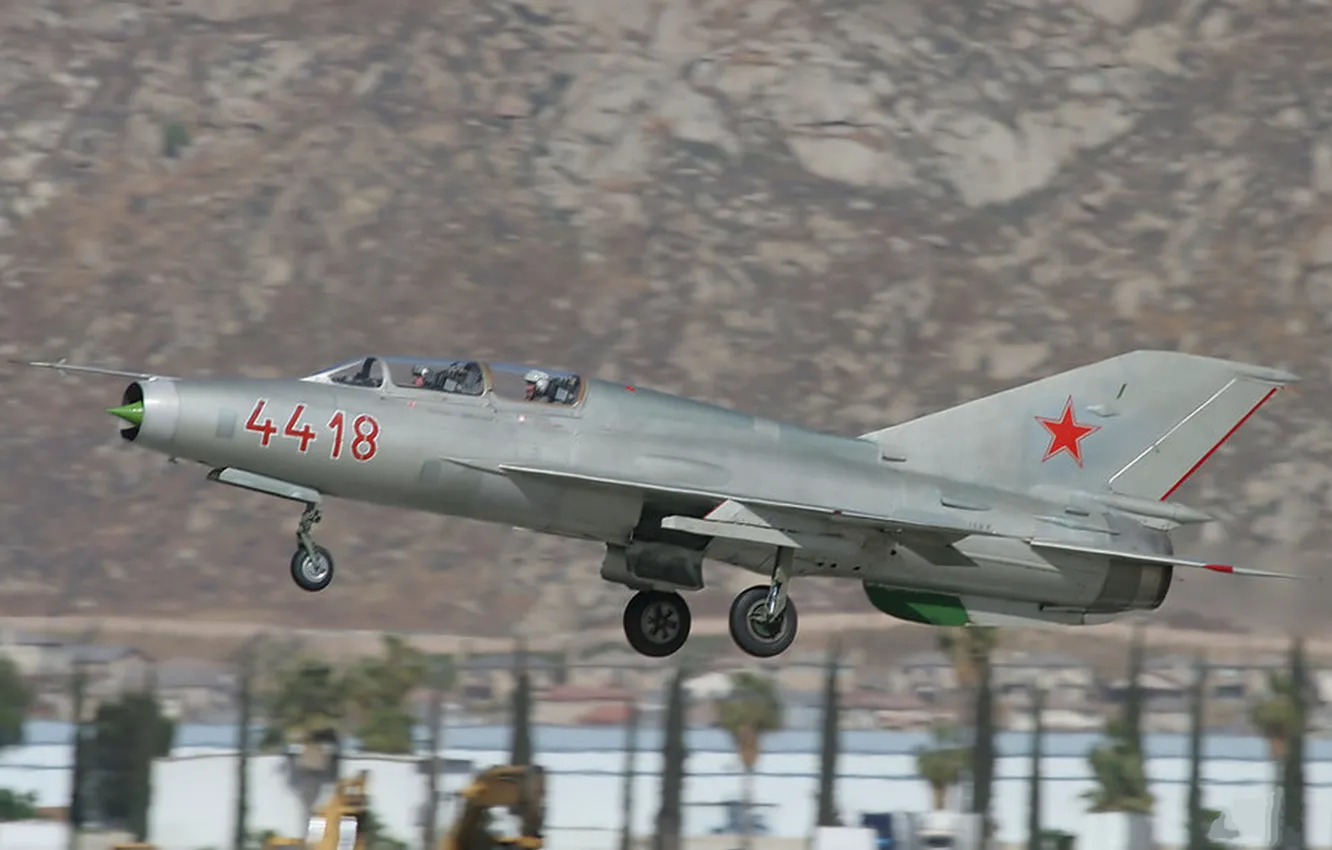 Photo wallpaper USSR, the rise, THE SOVIET AIR FORCE, The MiG-21, Soviet light supersonic fighter