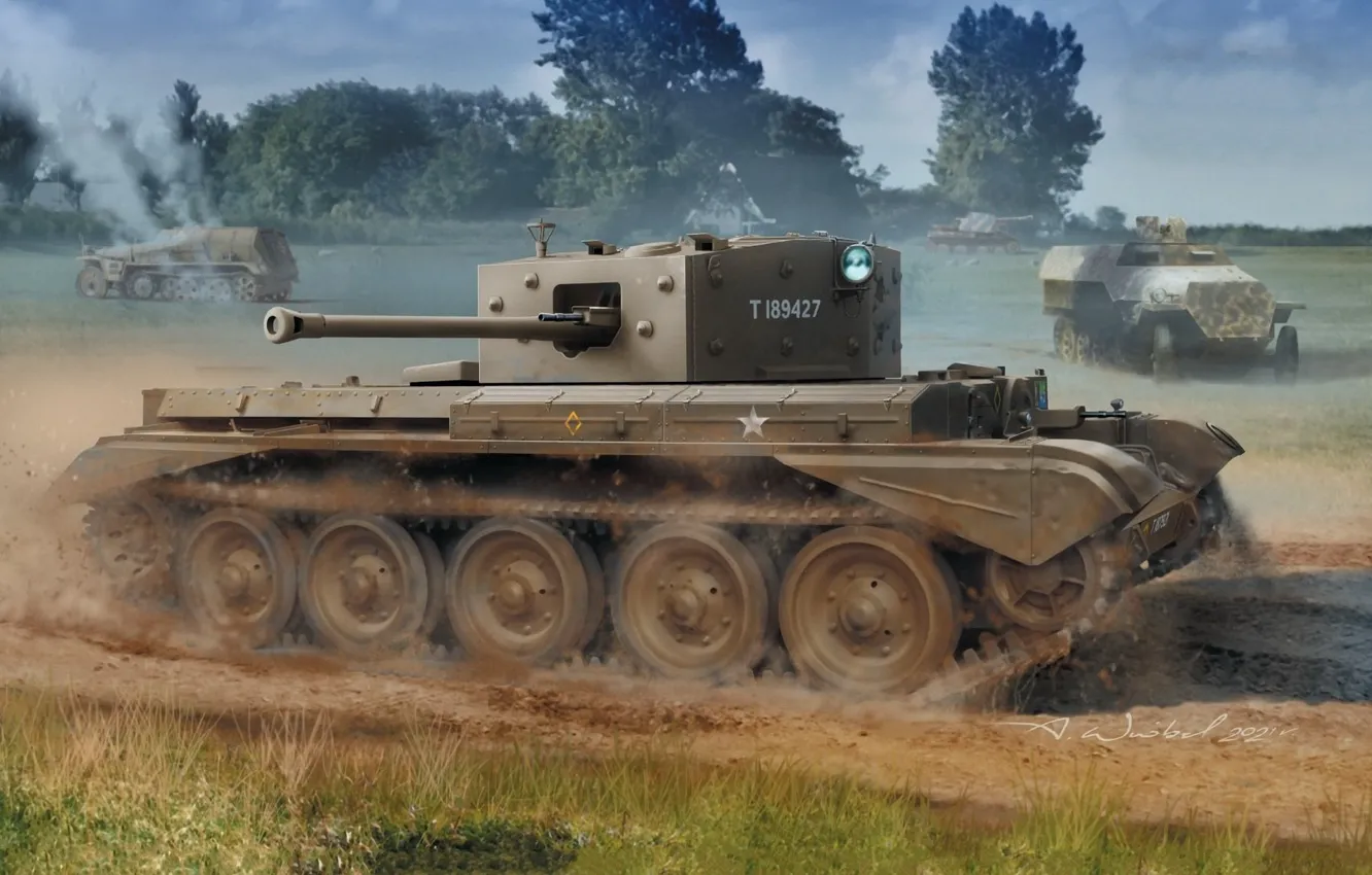 Photo wallpaper tank, armor, cruiser tank, UK, Сromwell Mk.IV