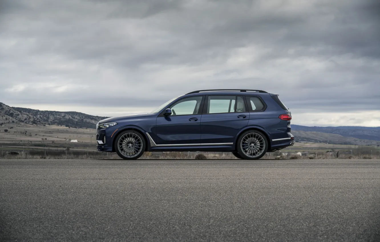 Photo wallpaper BMW, side, crossover, SUV, Alpina, 2020, BMW X7, X7